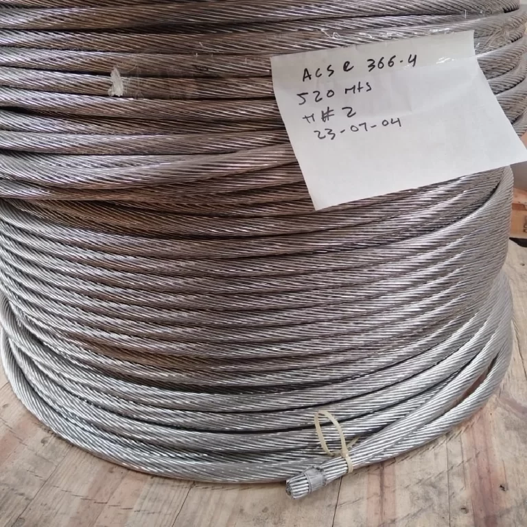 reciclaje de cable de acero con alma