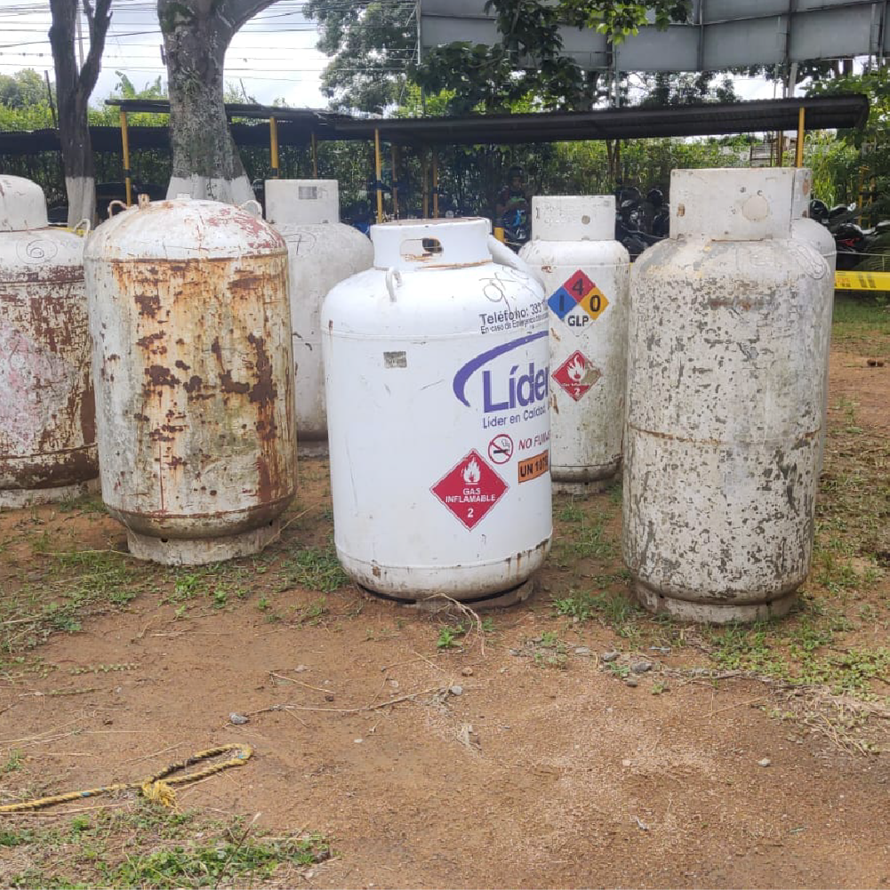 reciclaje de tanques de gas